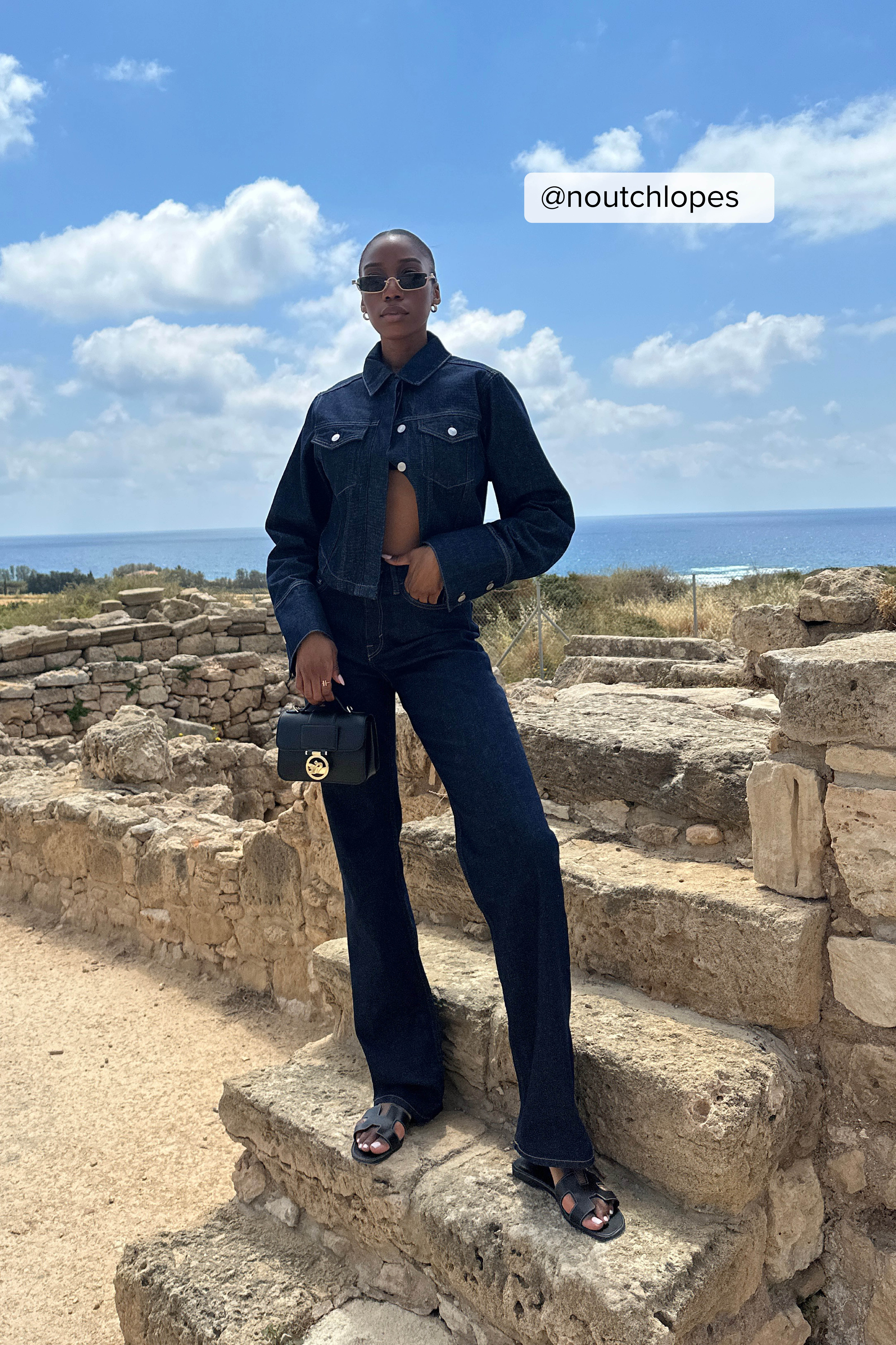Gerade Jeans mit mittelhoher Taille