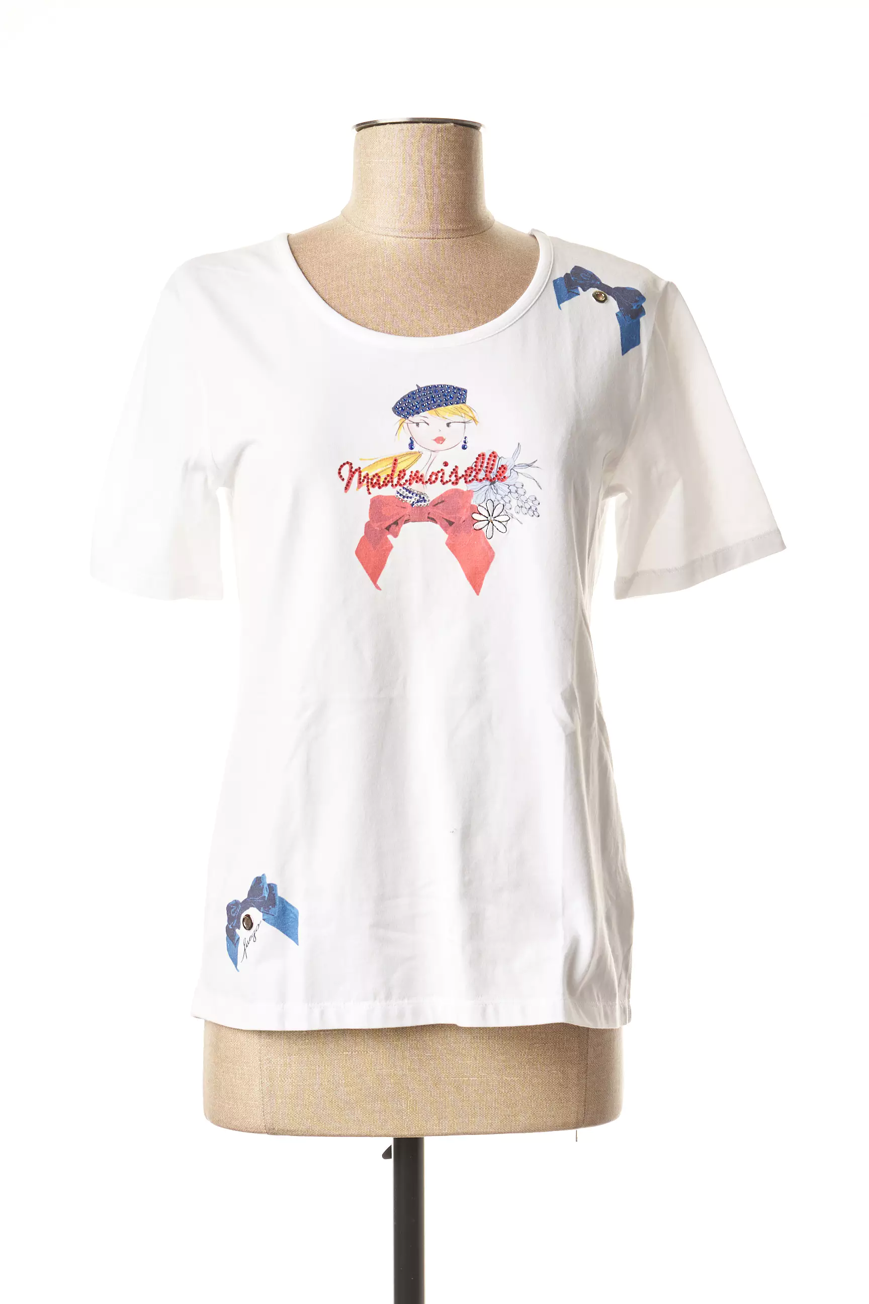Fuego Woman Tshirts Femme couleur blanc