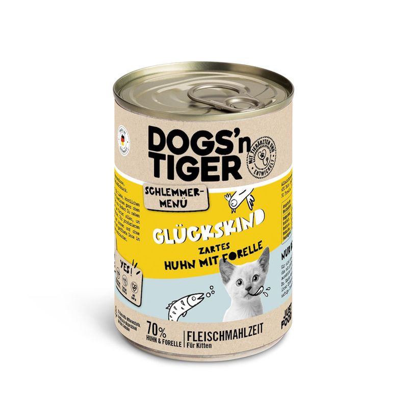 Sparpaket Dogs'n Tiger Schlemmermenü 12 x 400 g