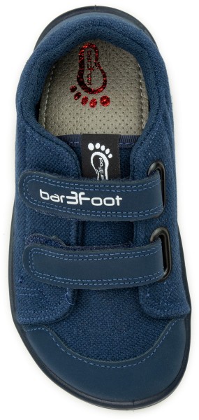 bar3foot Cross ~ Denver Sneaker Vegan ~ Blau