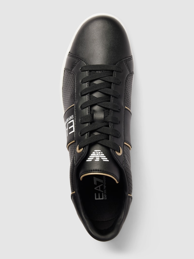 Sneaker mit Label-Details Modell 'SNEAKER ACTION LEATHER' in schwarz