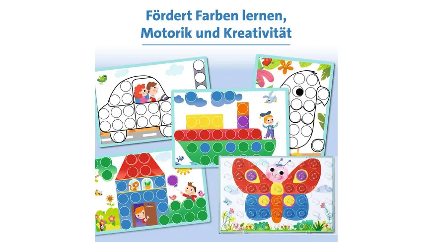 Ravensburger Spiel - Colorino - Kinderspiel zum Farbenlernen, Mosaik Steckspiel, Spielzeug ab 2 Jahre