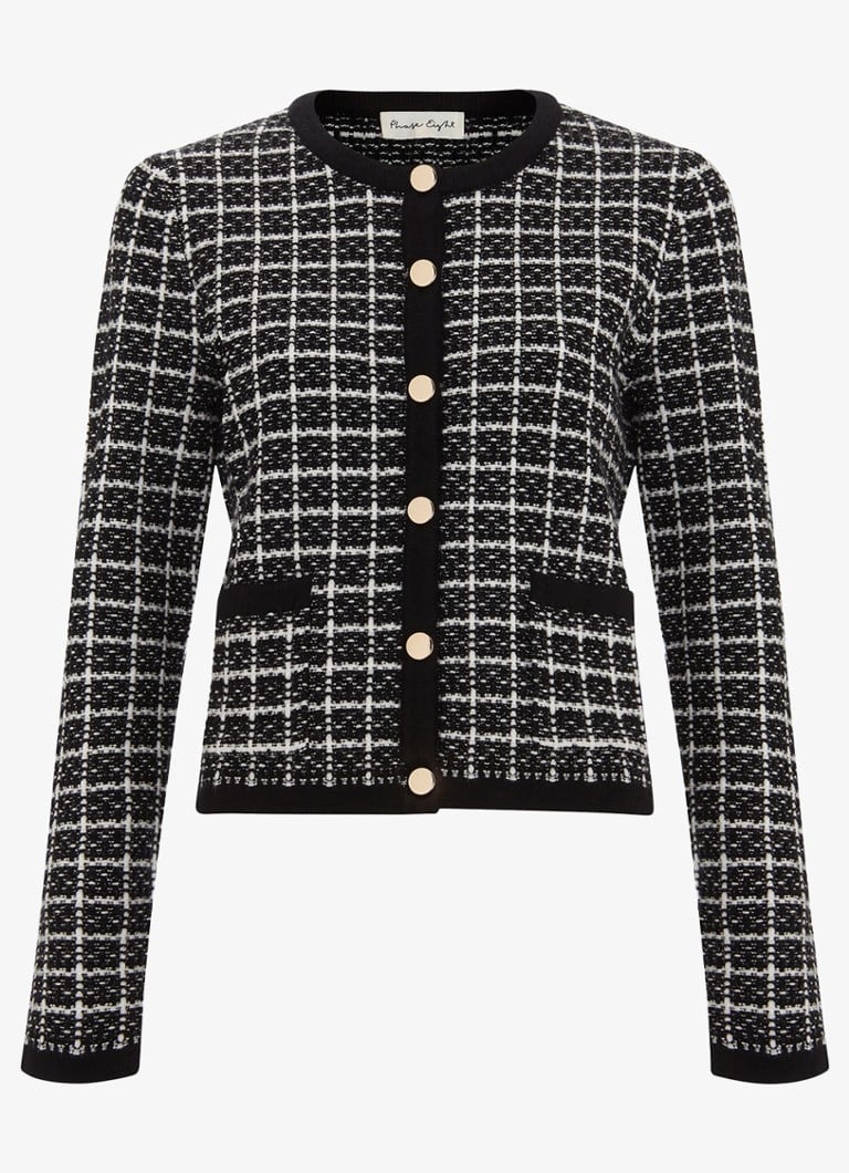 Phase Eight Tiffany paksu tweed-jäljitelmäliivi