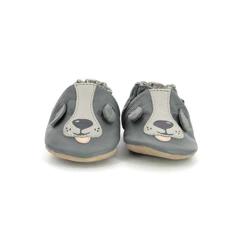 Chaussons cuir tannage vegetal Sweety Dog
