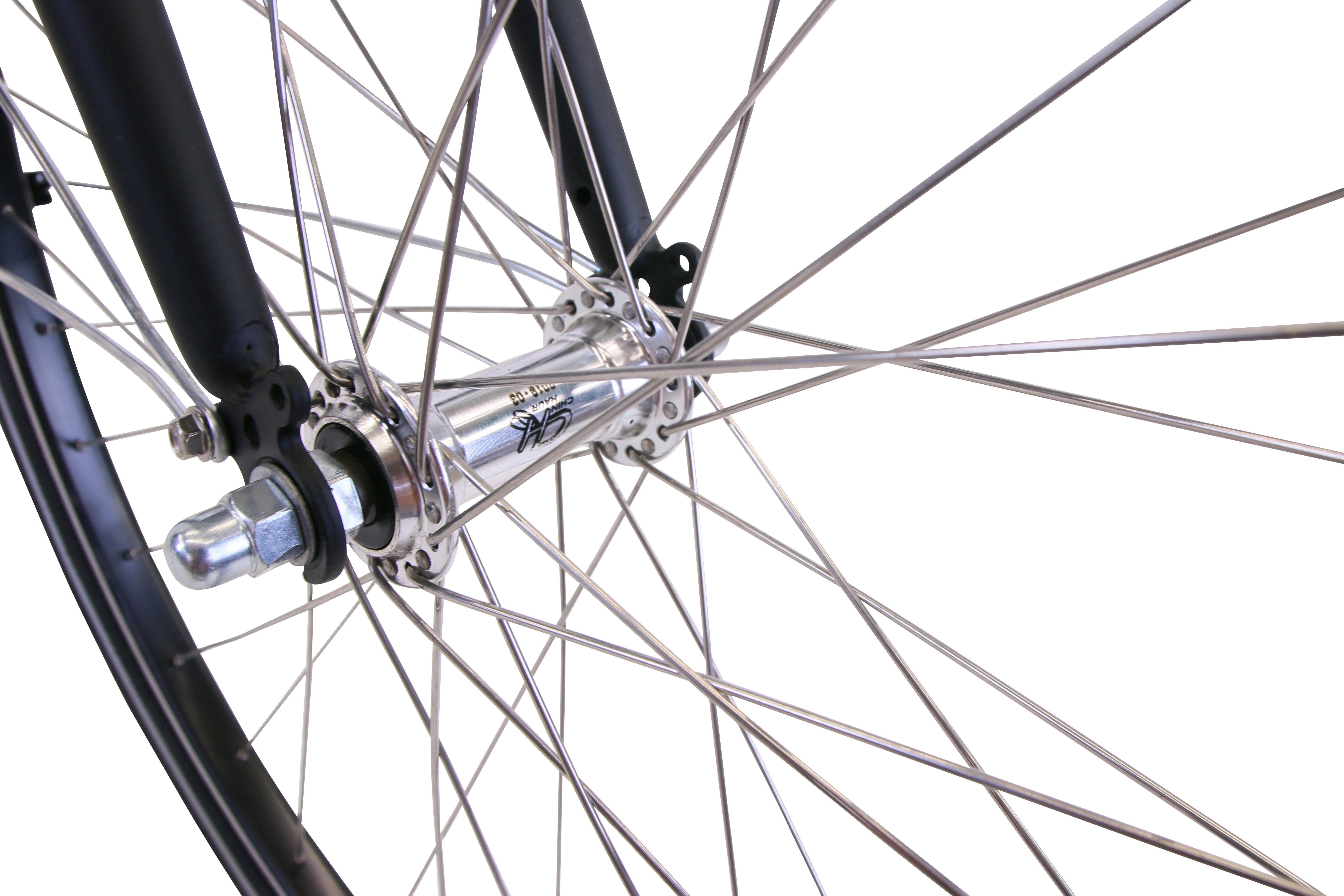 HAWK Bikes Cityrad HAWK City Wave Premium Black, 3 Gang Shimano Nexus Schaltwerk