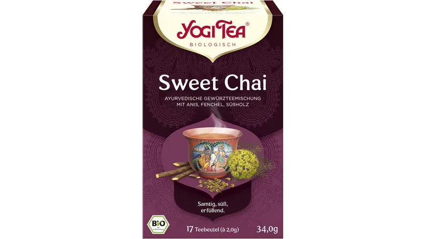YOGI TEA Bio Gewürzteemischung Sweet Chai 34 g