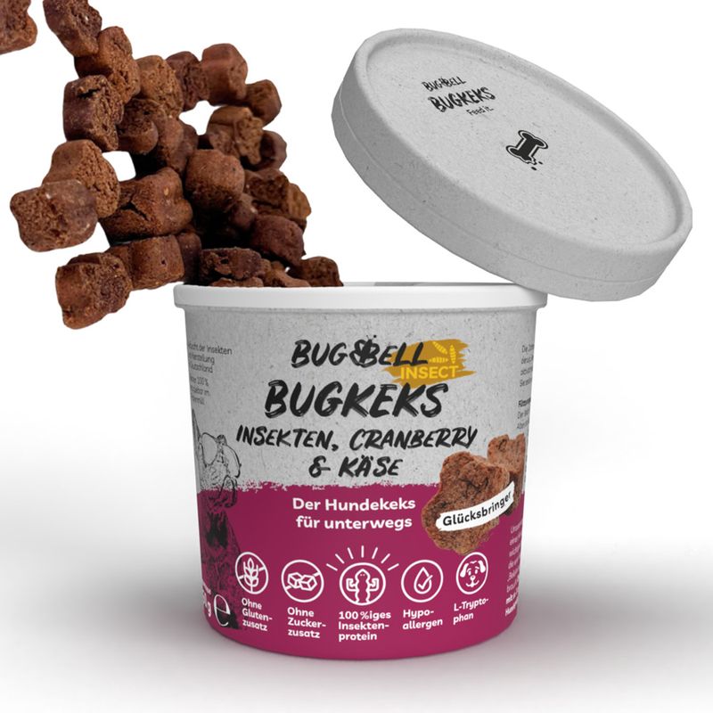 BugBell BugKeks Adult Insekten, Cranberry und Käse