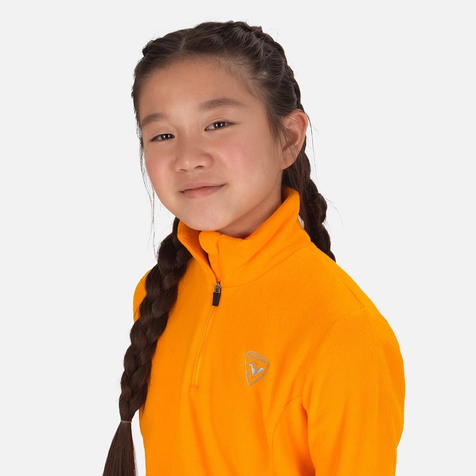 Haut en polaire demi-zip Fille