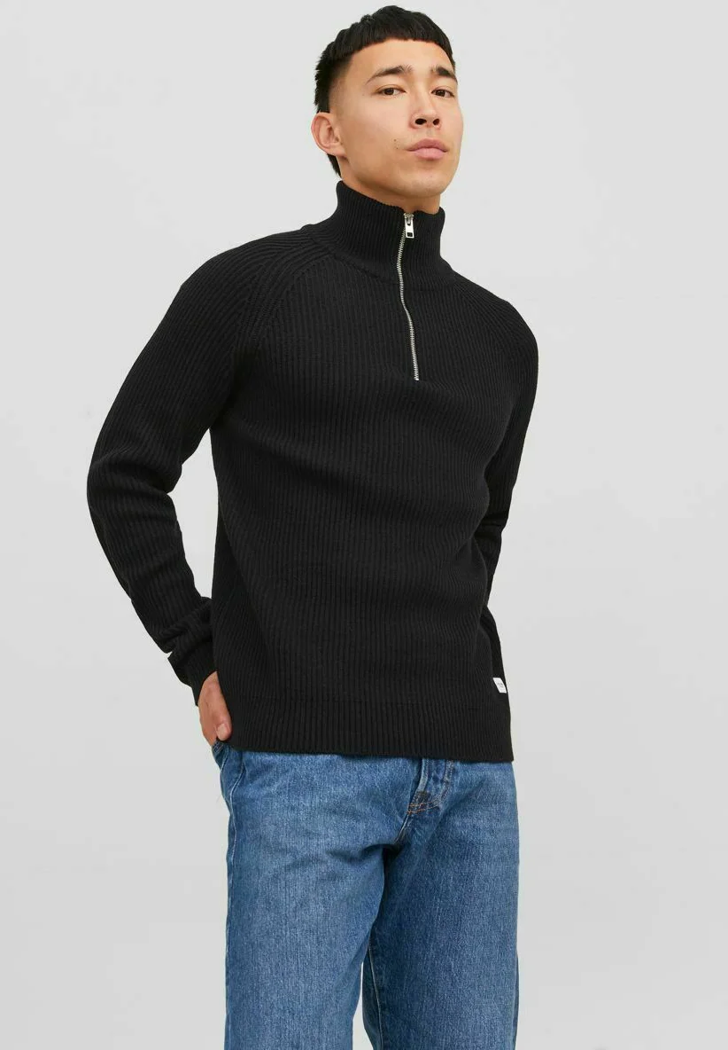 Suéter Jack & Jones con media cremallera y panel