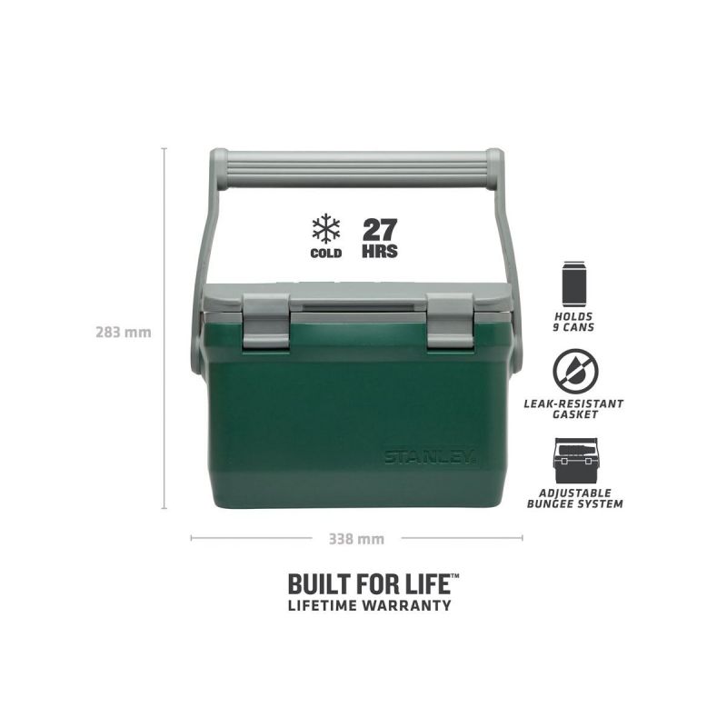 Camping Kühlschrank, Eisbox, Stanley Adventure Easy Carry Outdoor Cooler 7qt \/6.6l Grün