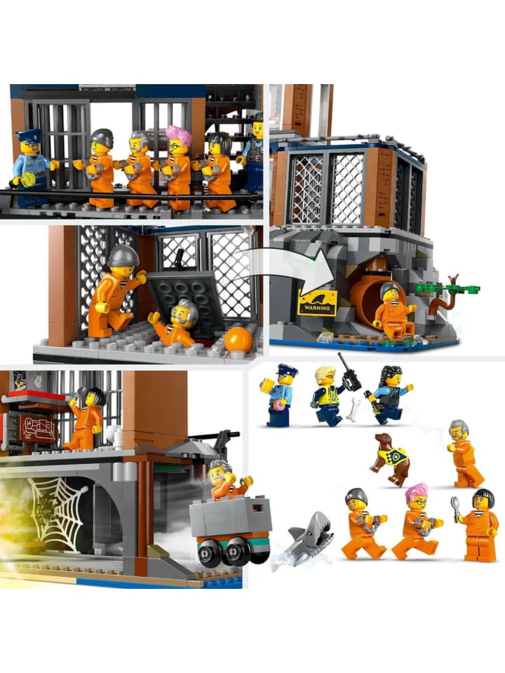 LEGO City Polizeistation auf der Gefängnisinsel in Mehrfarbig ab 7 Jahre günstig kaufen onesize