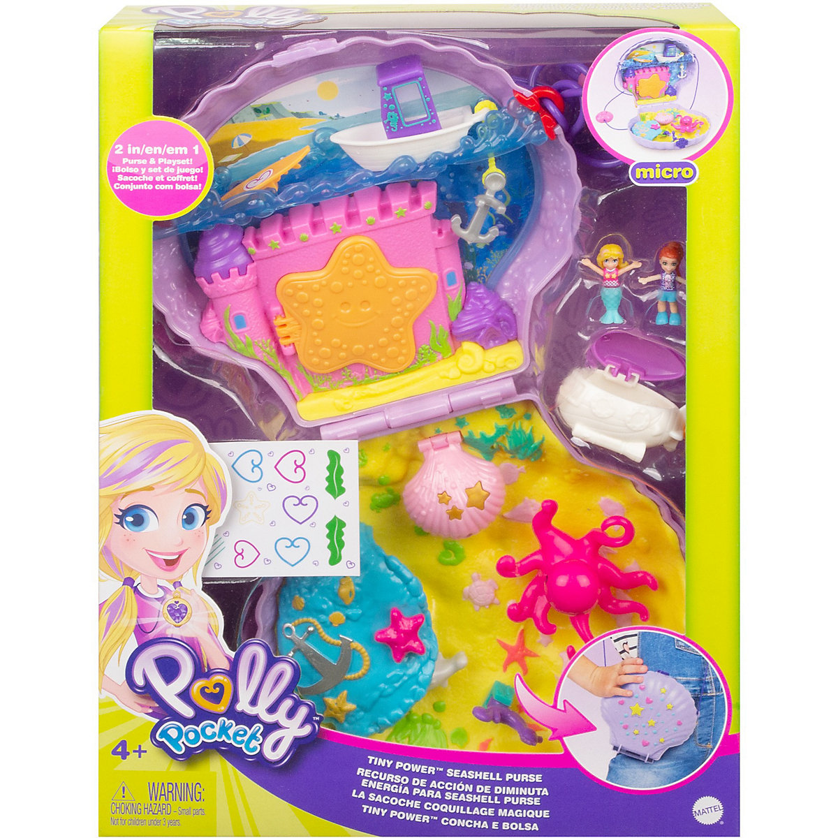 Polly Pocket Muschel-Tasche