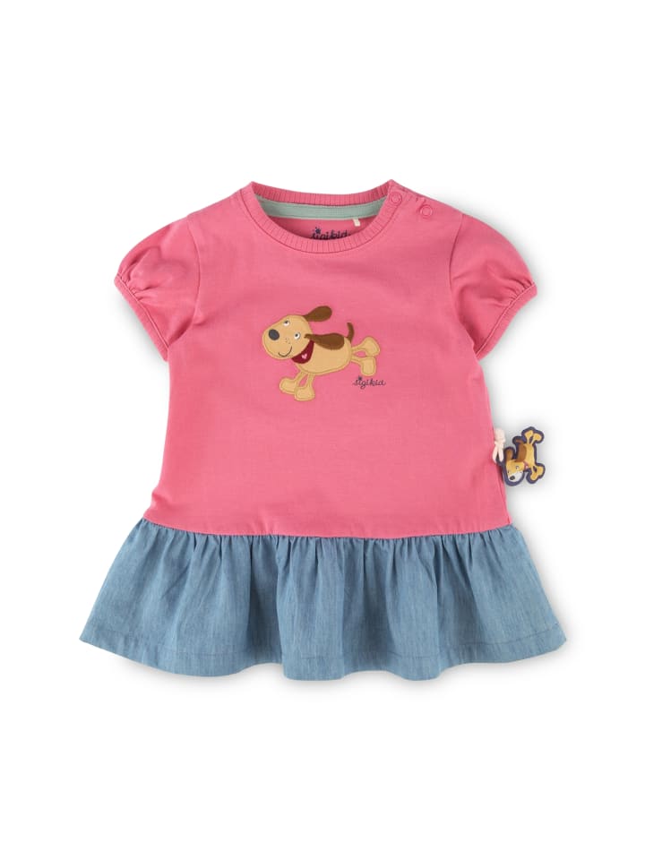 Sigikid Kleid Funny Dog in Rosa/Blau günstig kaufen