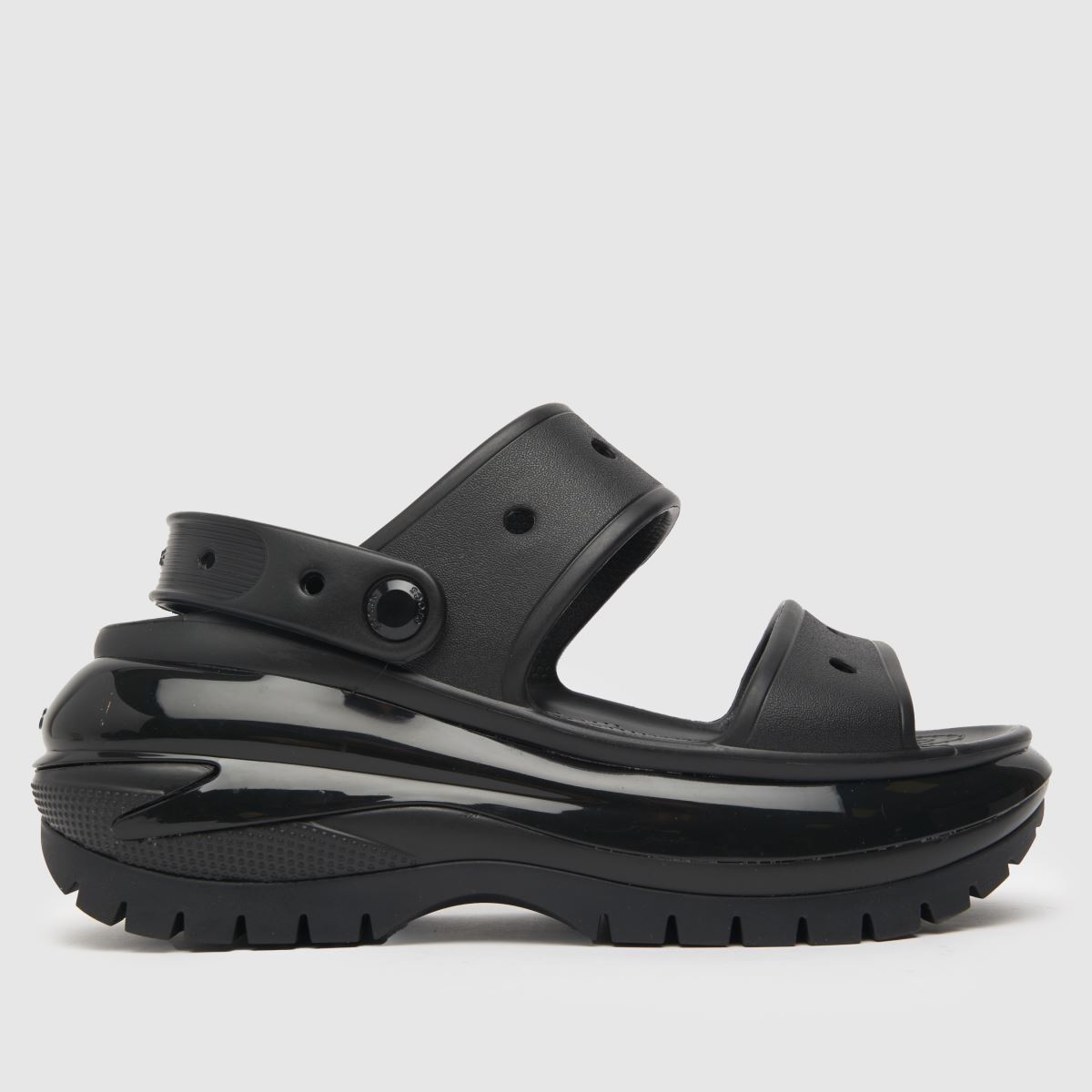 Sandali Crocs Mega Crush v črni barvi