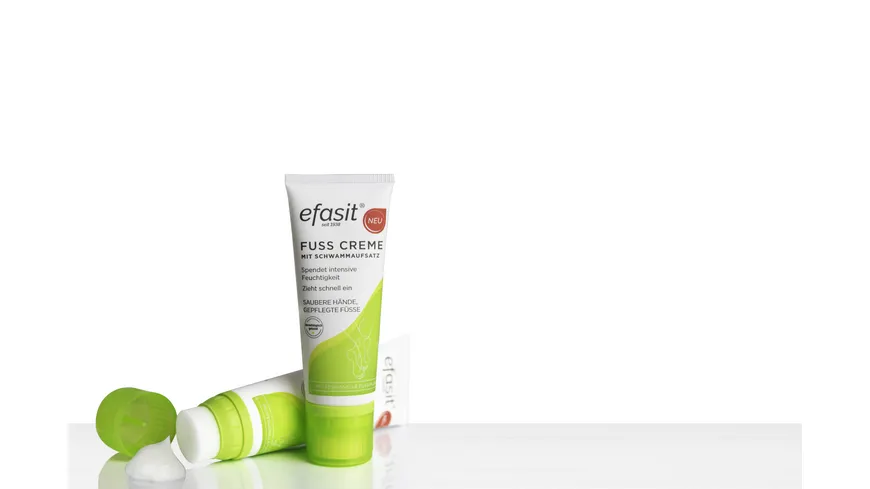 efasit Fuß Creme mit Schwammaufsatz 75 ml