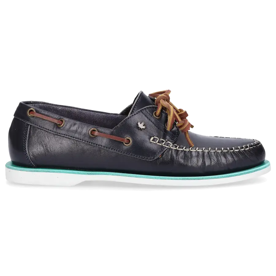 Dsquared2 - Bootsschuhe BOAT Kalbsleder - blau