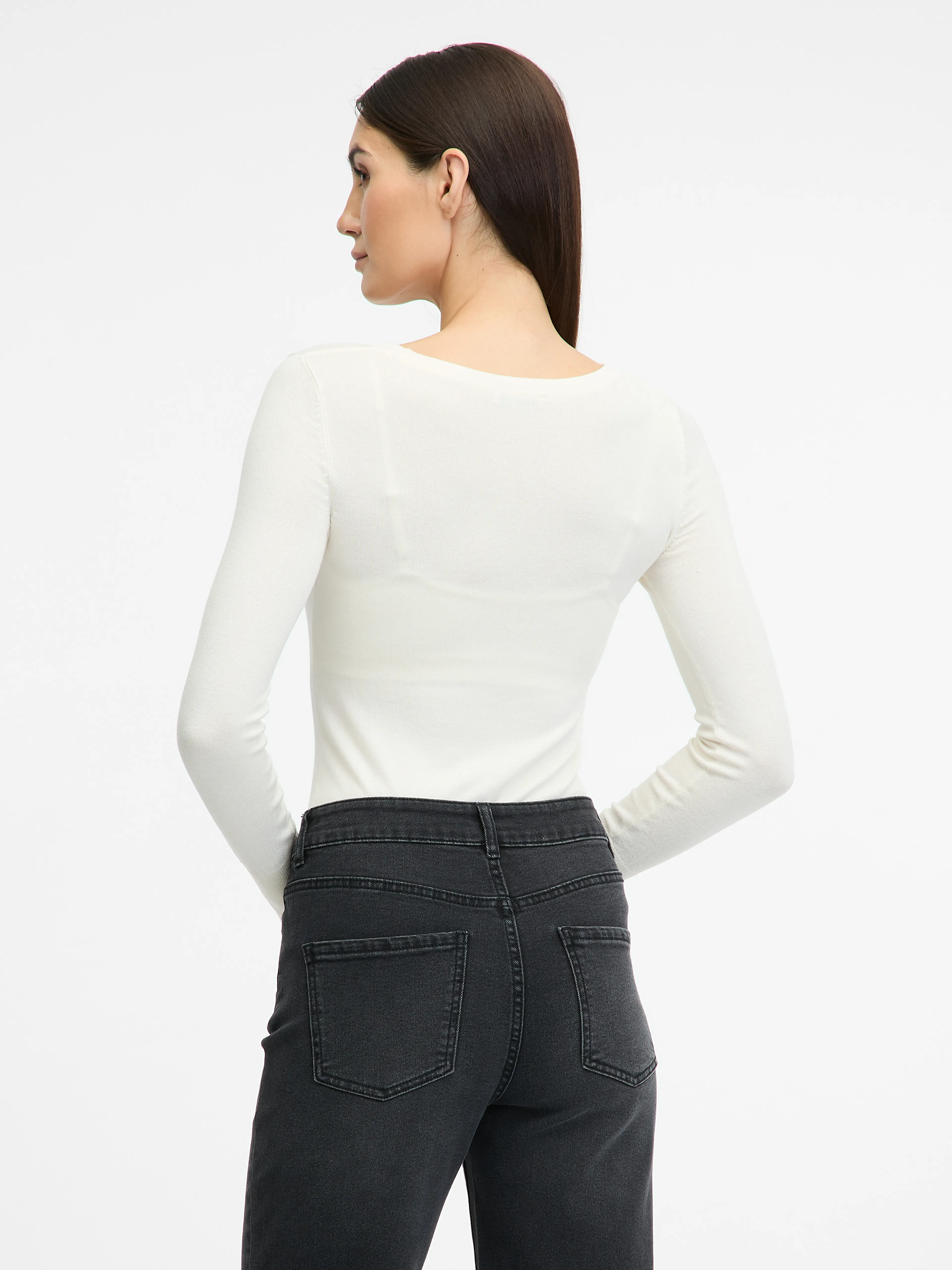 Cremefarbener Damenpullover ORSAY