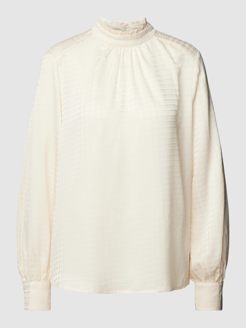Blusenshirt mit Strukturmuster  in ecru