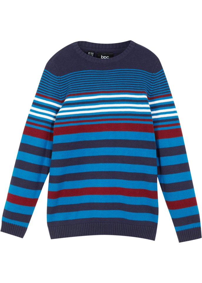 Jungen Pullover mit Streifen
