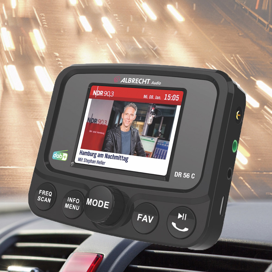 Digitalradio-Nachrüstung DR56C fürs Fahrzeug, von Albrecht, 1 Stück - ATU