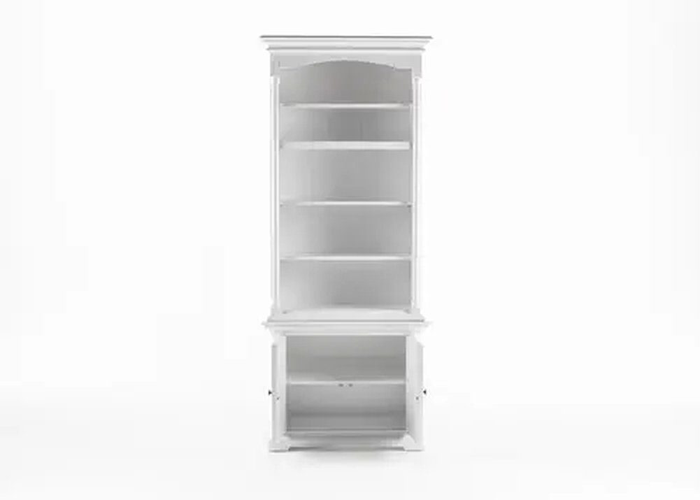 Novasolo Küchenbuffet Provence Verstellbare Regale, Single-Bay Hutch Kabinett