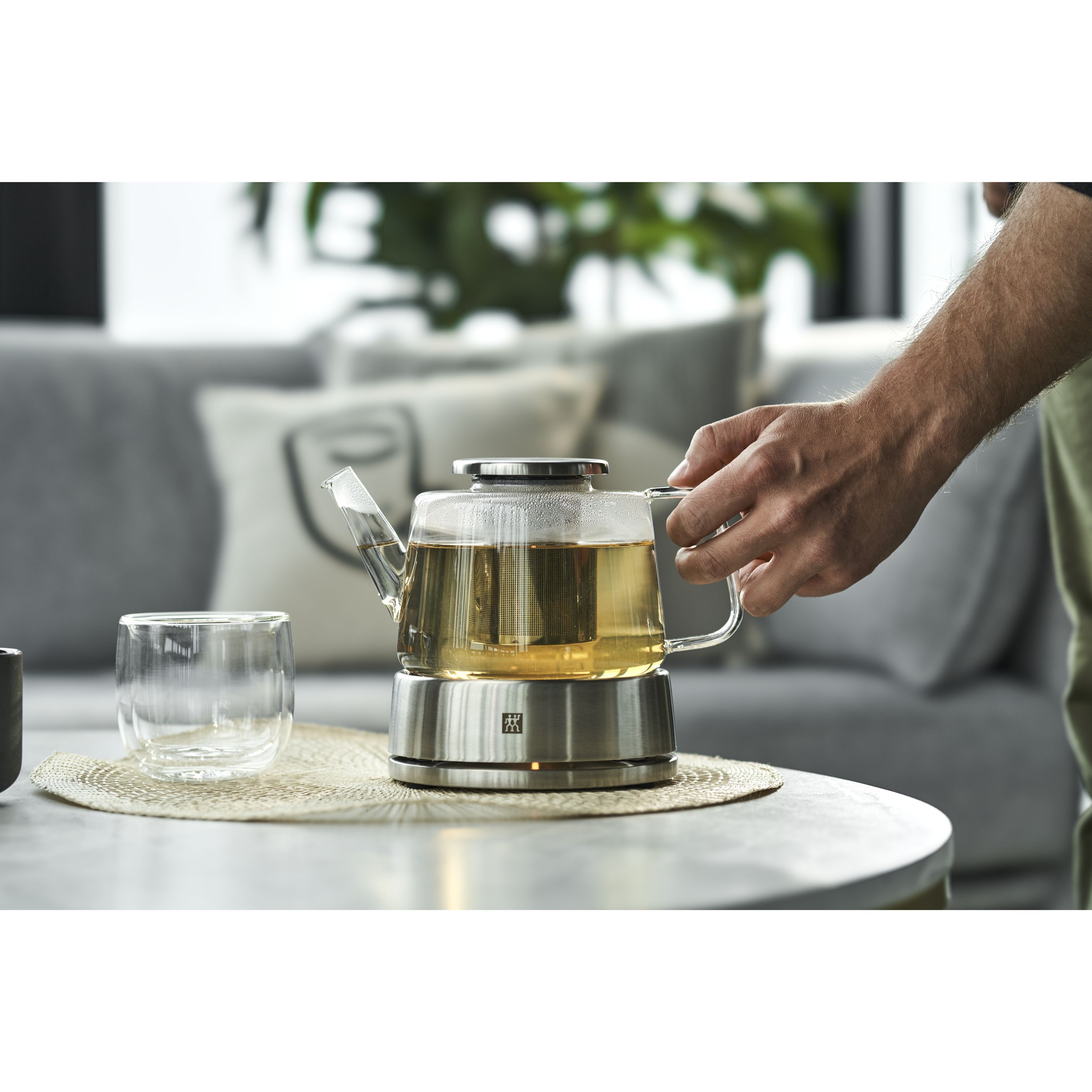 Teekanne mit Stövchen 800 ml