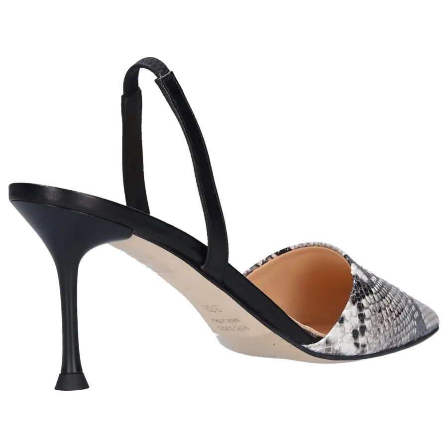 EN AVANT - Slingpumps PITONE KID Kalbsleder - weiß