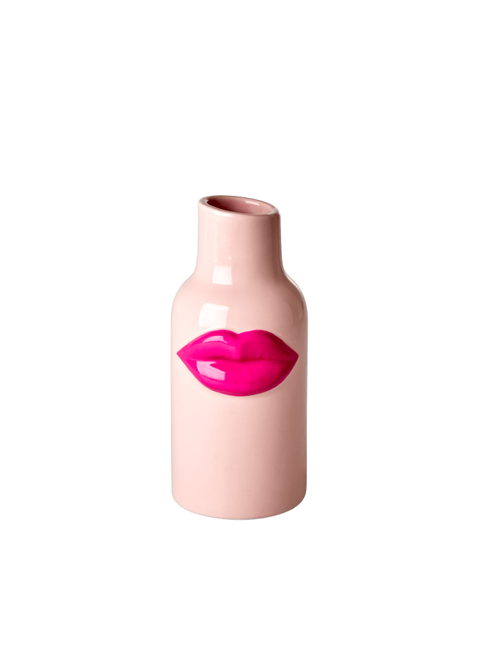 Rice Keramik Vase Red Lipstick in rosa günstig kaufen