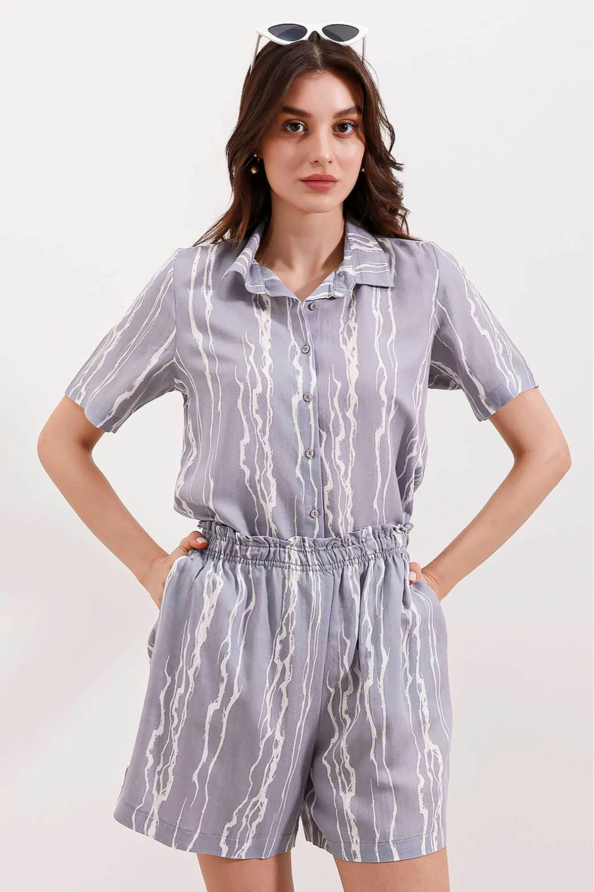 Bigdart  Zweiteiler - Grau - Oversized