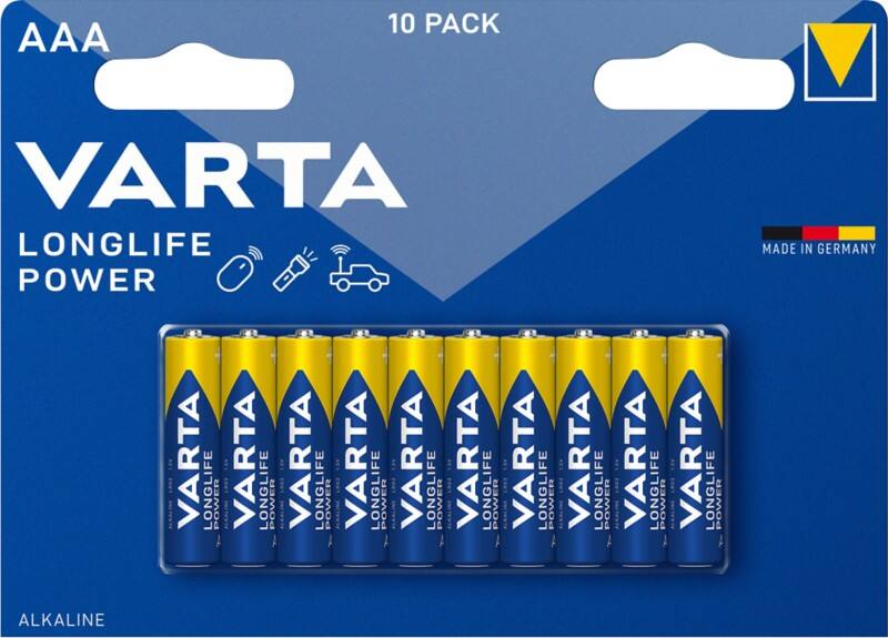 VARTA Batterien High Energy LONGLIFE Power 10 Stück
