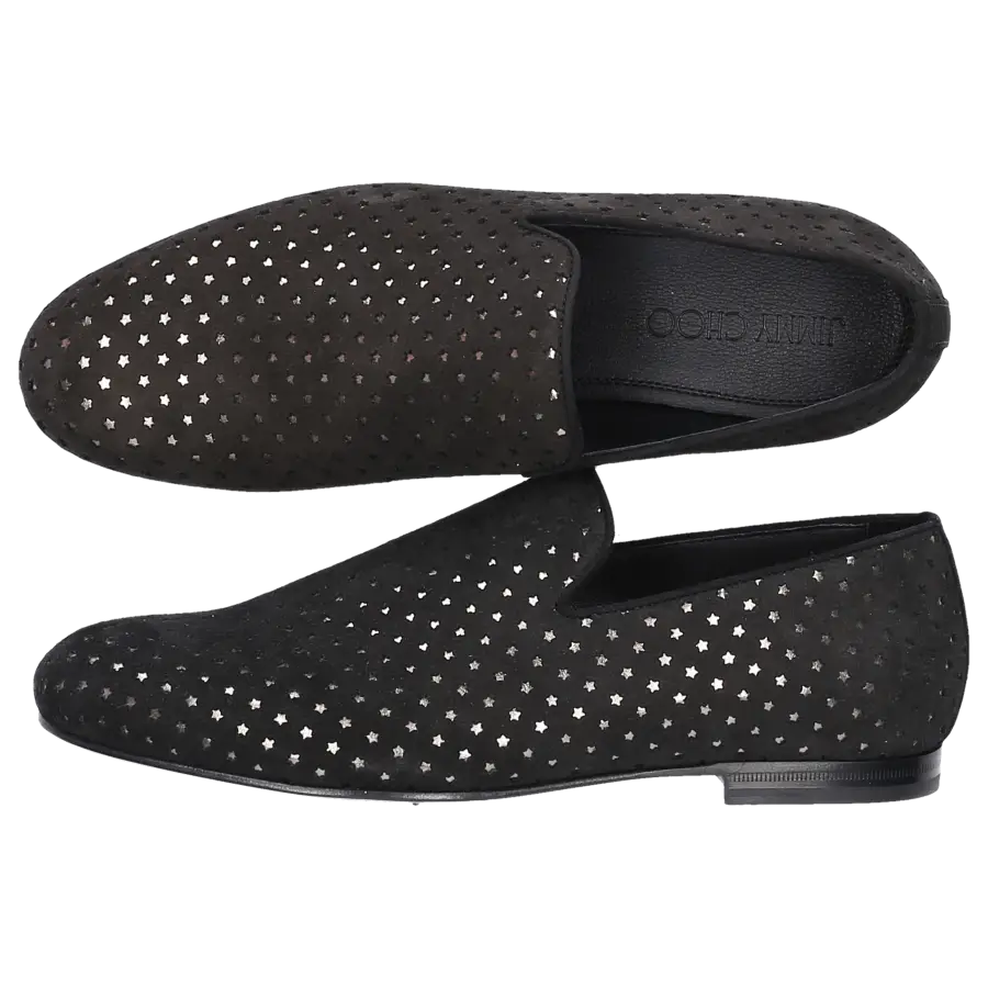 Jimmy Choo - Loafer SLOANE Veloursleder - schwarz