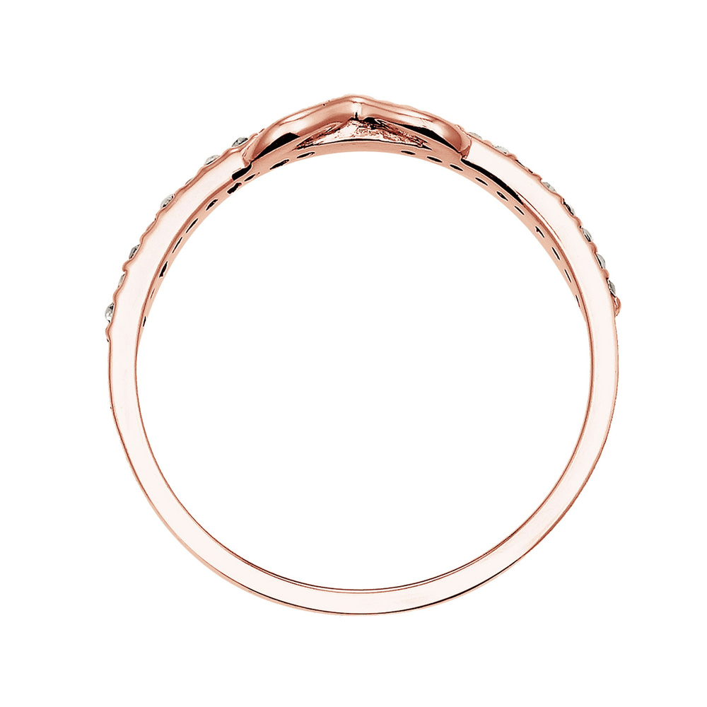 Elli Elli Bague Infinity Kristalle Edel Cute 925 Silber Bague