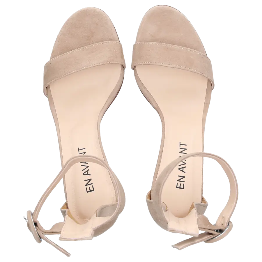 EN AVANT - Sandalen GR2 Veloursleder - beige