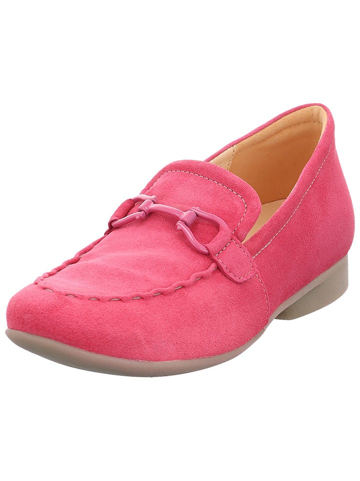 Think! Leder-Mokassins in Pink günstig kaufen