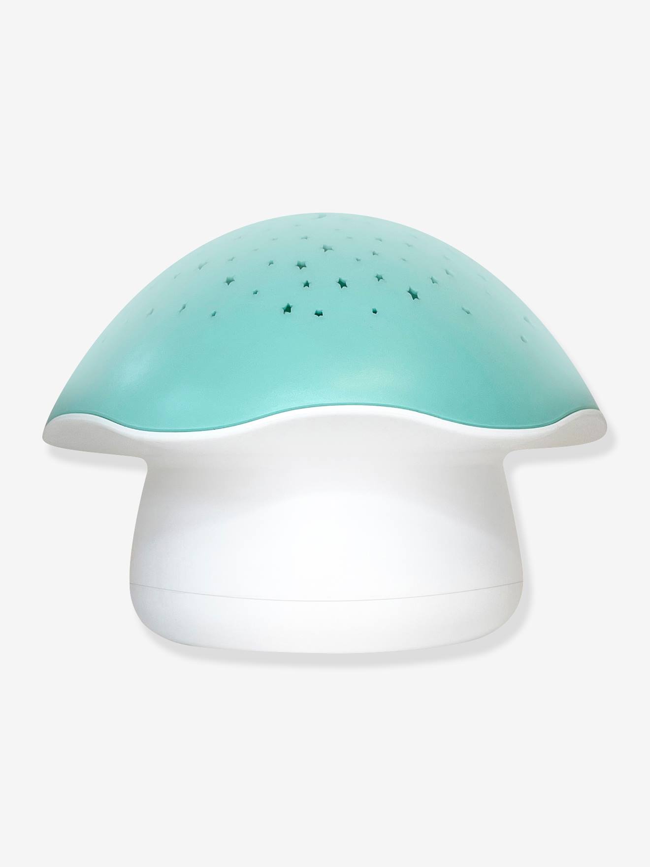 Veilleuse musicale et projecteur d’étoiles PABOBO Champignon bleu