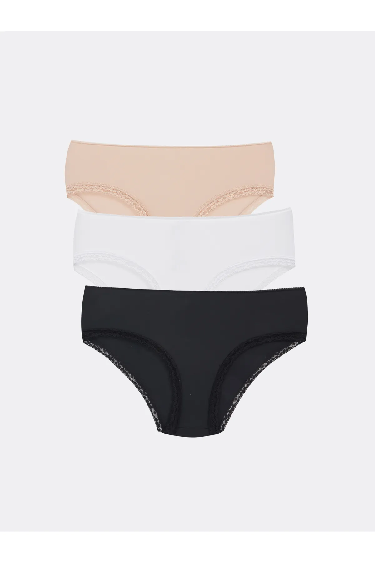 LC Waikiki  Bikinihöschen mit Spitzendetail im 3er-Pack