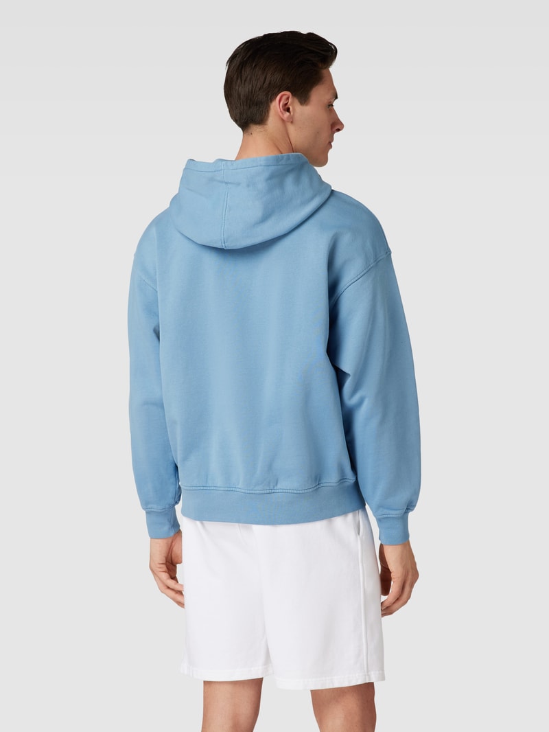 Oversized Hoodie aus Bio-Baumwolle in hellblau