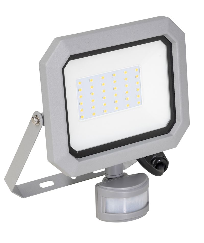 Schwabe 46407 Slimline LED-Lampe IP44 20W mit Bewegungsmelder