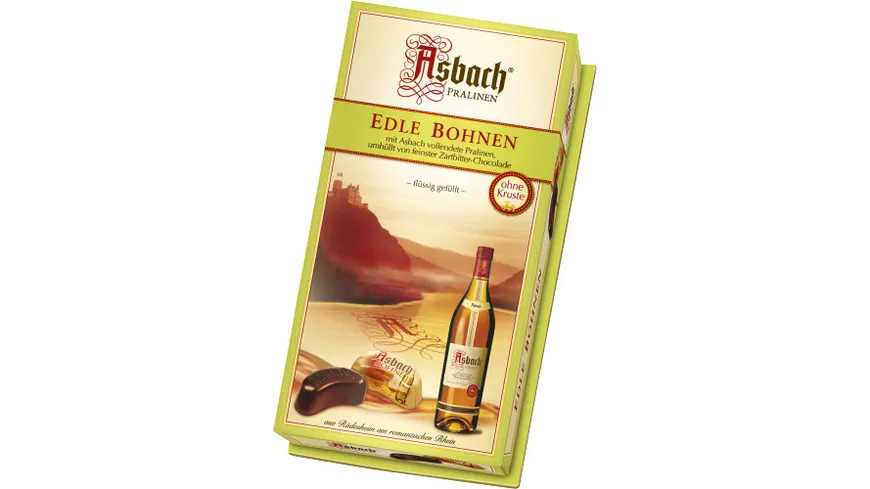 Asbach Pralinen Edle Bohnen Zartbitter 200 g