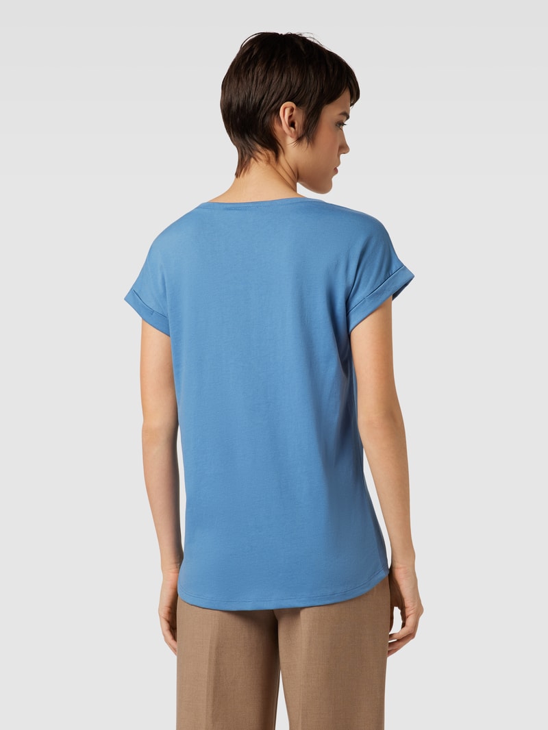T-Shirt mit Rundhalsausschnitt Modell 'DREAMERS PURE' in ozean blau
