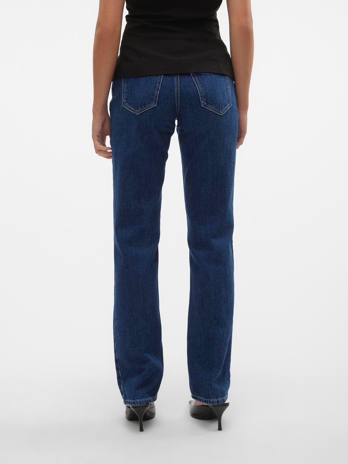 VMPAM Niedrige Taille Gerade geschnitten Jeans