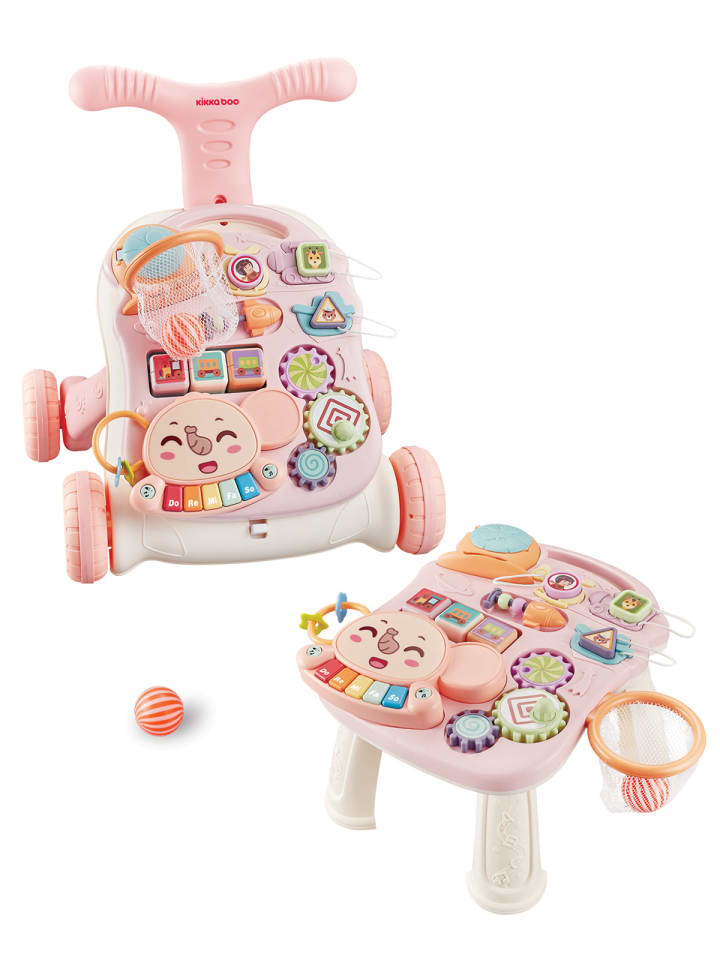 Kikkaboo Laufwagen 2 in 1 Grow in rosa günstig kaufen onesize