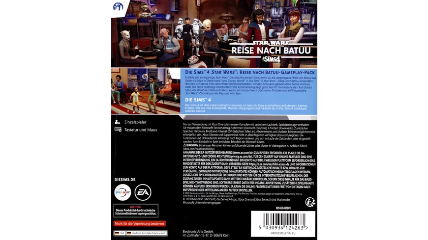 Die Sims 4 + Star Wars: Reise nach Batuu Add-On (CIAB) Bundle