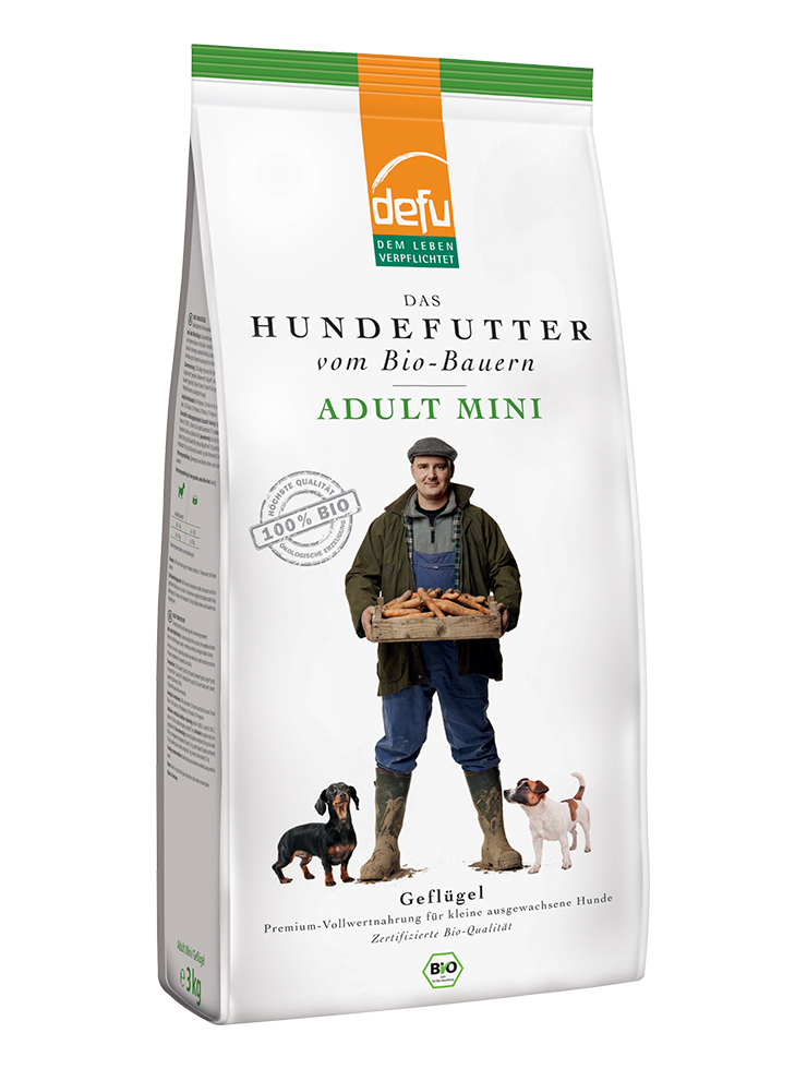 Defu Hundetrockenfutter Defu Adult Mini Geflügel 3 kg