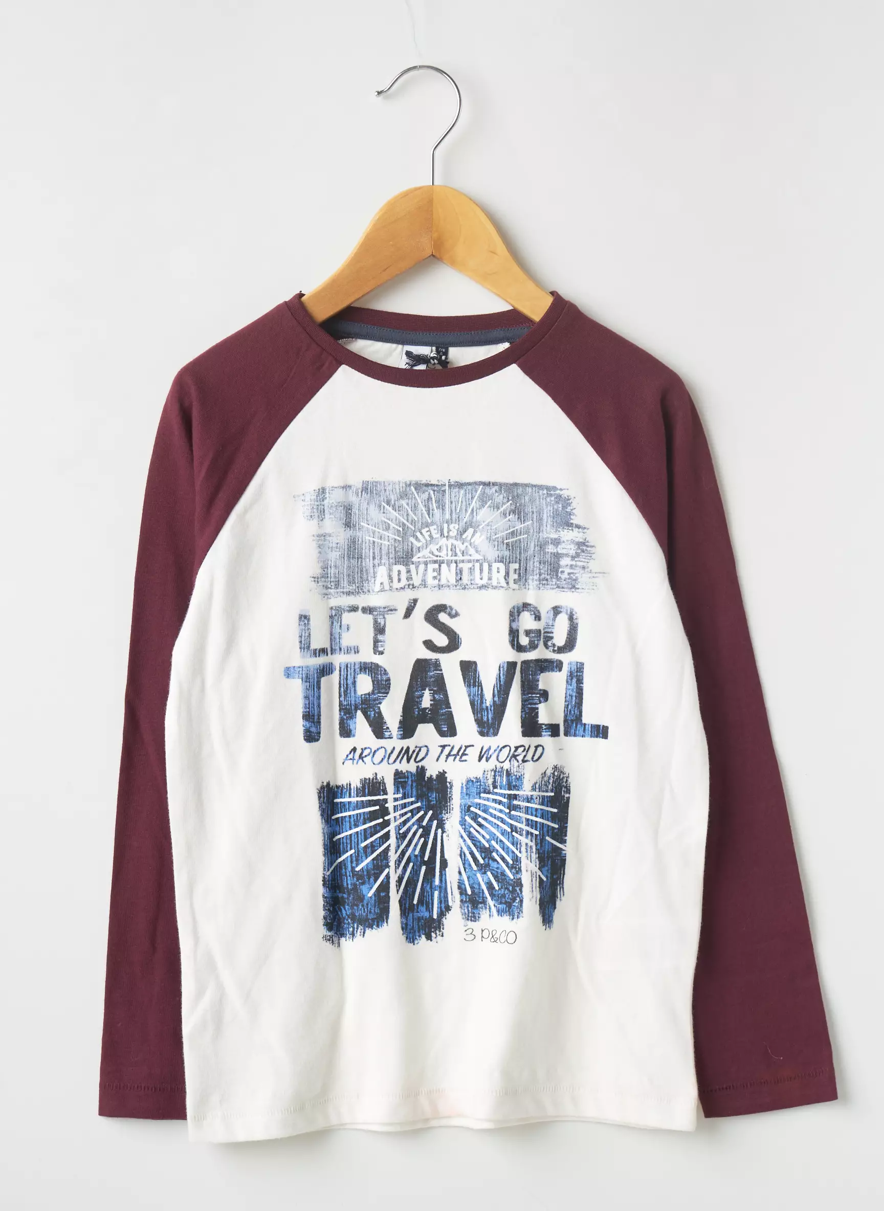 3 Pommes Tshirts Garcon couleur blanc