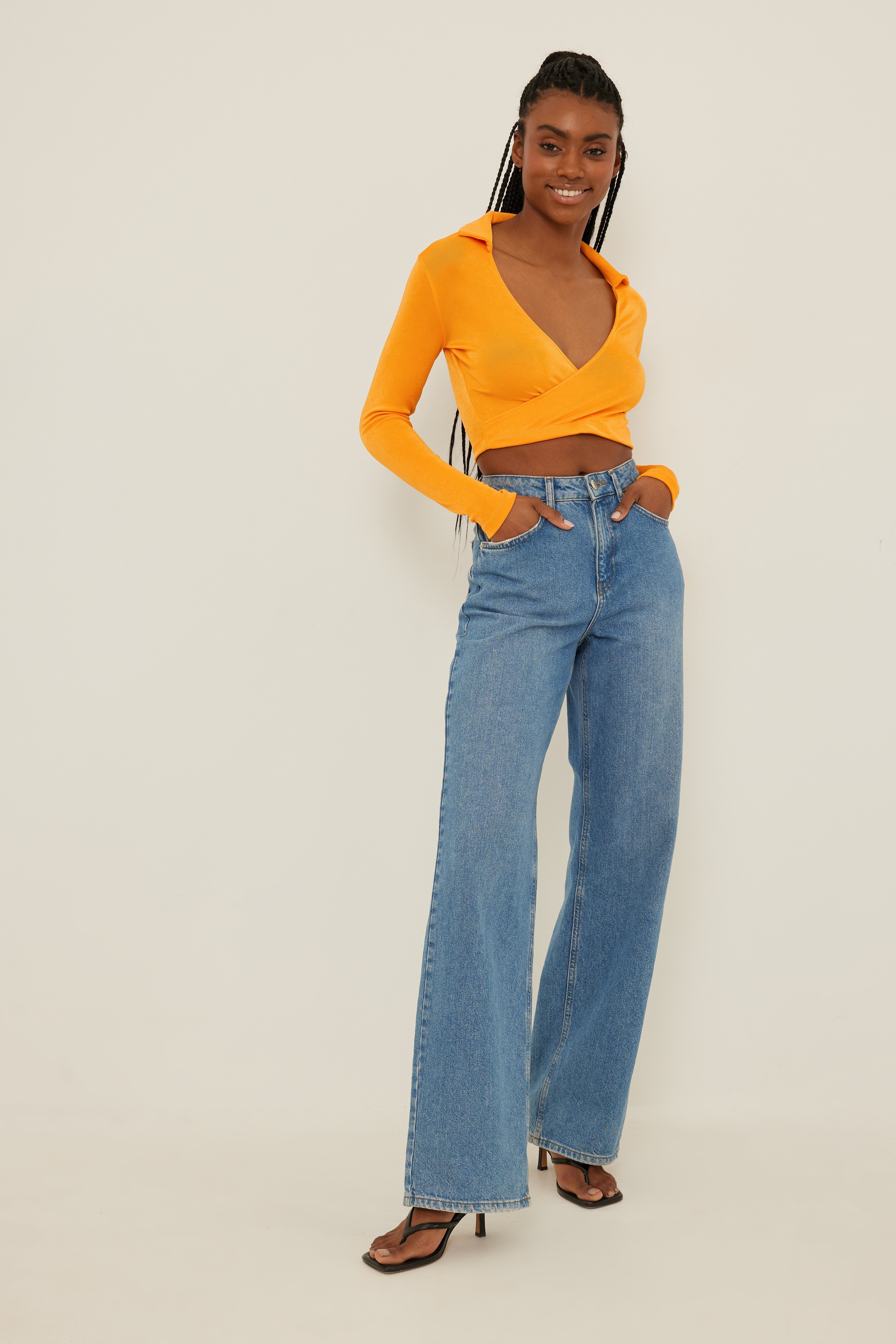 Recyceltes Wrap-Top