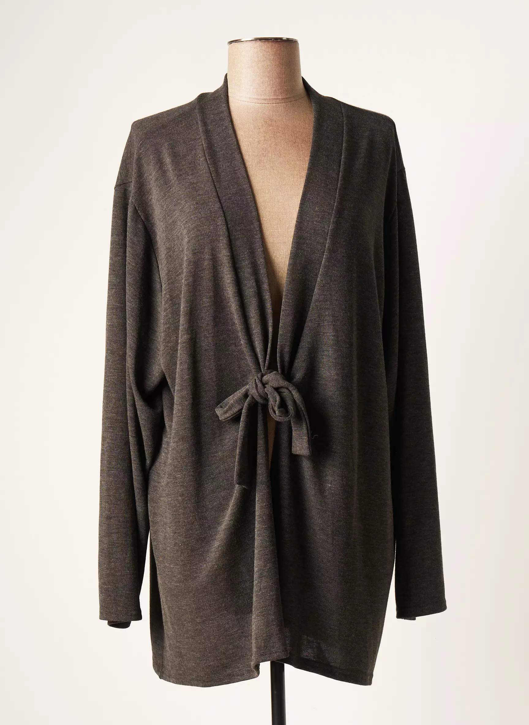 Quatre Vingt Jours Cardigans Femme couleur gris