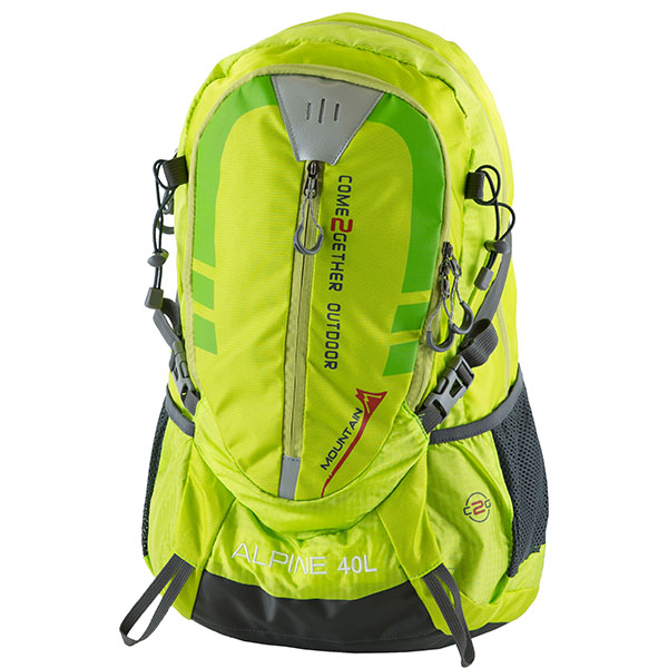 Nowi ALPINE Trekkingrucksack 40 Liter limette