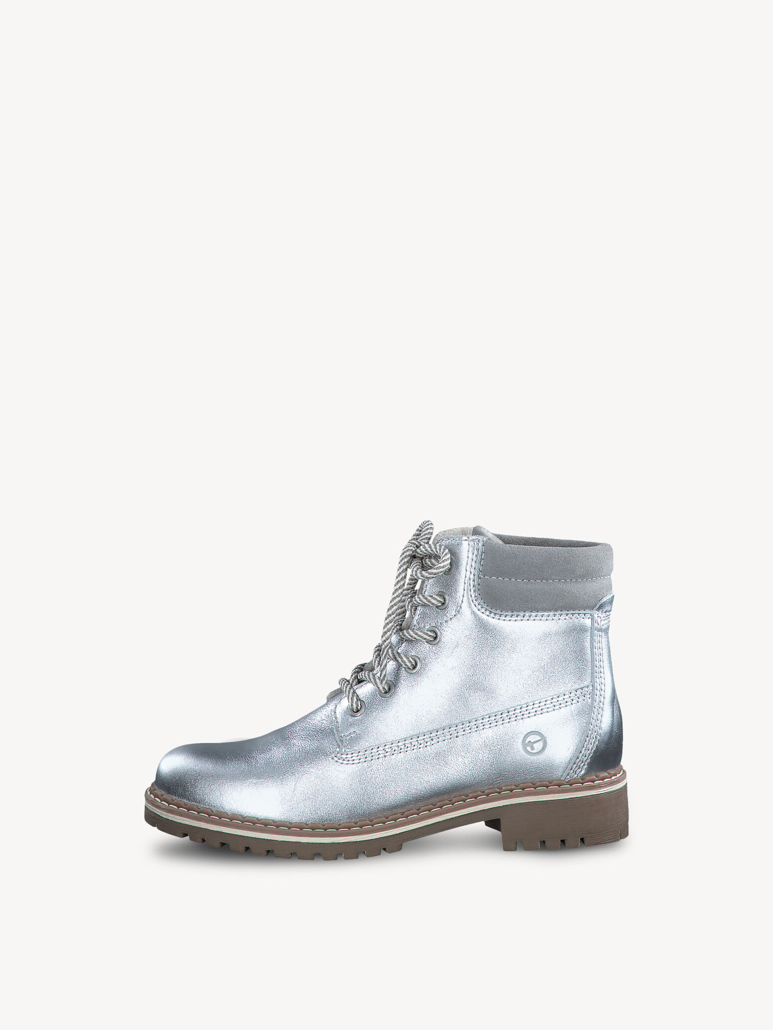 Bottine en cuir - multicolore