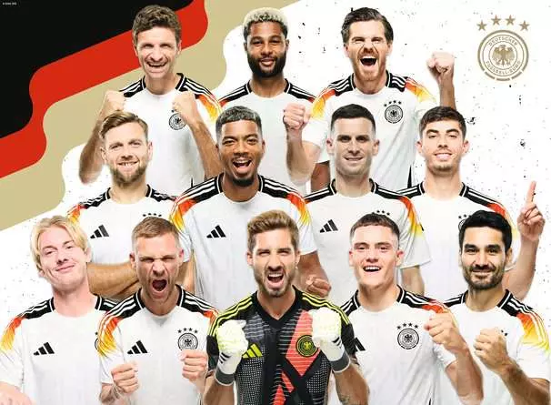 Kinderpuzzle ab 9 Jahren - Nationalmannschaft DFB 2024 - 300 Teile